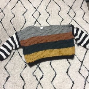 Striped Knot Sweater